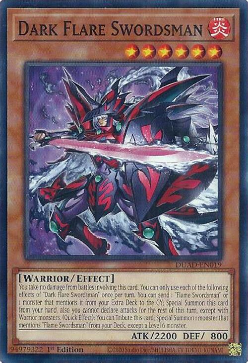 Dark Flare Swordsman [DUAD-EN019] Common | Galaxy Games LLC