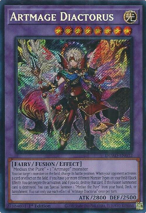 Artmage Diactorus [DUAD-EN032] Secret Rare | Galaxy Games LLC