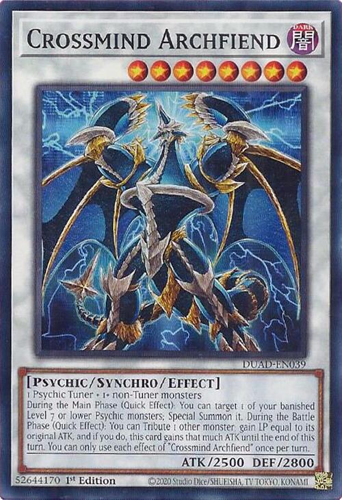 Crossmind Archfiend [DUAD-EN039] Common | Galaxy Games LLC
