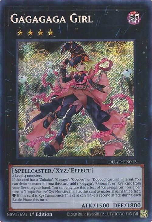 Gagagaga Girl [DUAD-EN043] Secret Rare | Galaxy Games LLC