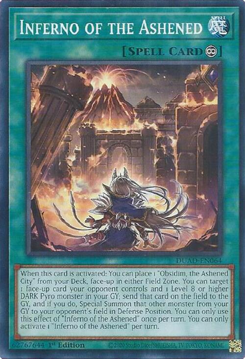 Inferno of the Ashened [DUAD-EN064] Common | Galaxy Games LLC