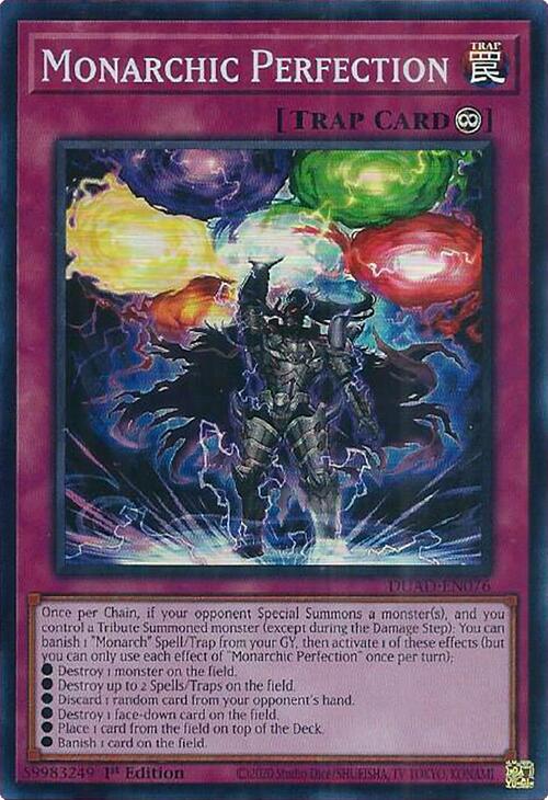 Monarchic Perfection [DUAD-EN076] Super Rare | Galaxy Games LLC