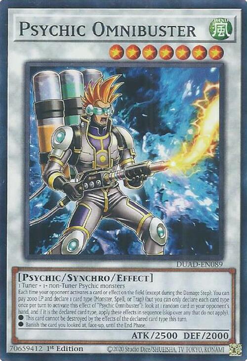 Psychic Omnibuster [DUAD-EN089] Common | Galaxy Games LLC