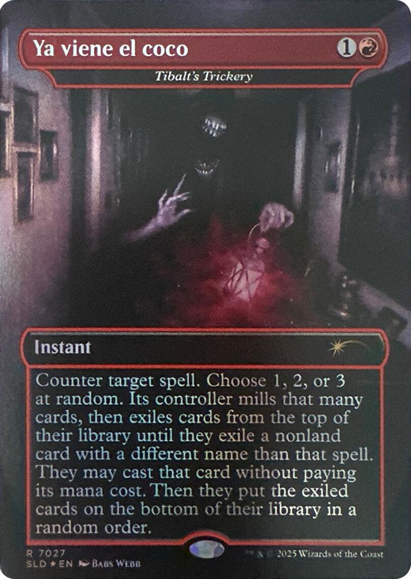 Ya viene el coco - Tibalt's Trickery (Rainbow Foil) [Secret Lair Drop Series] | Galaxy Games LLC