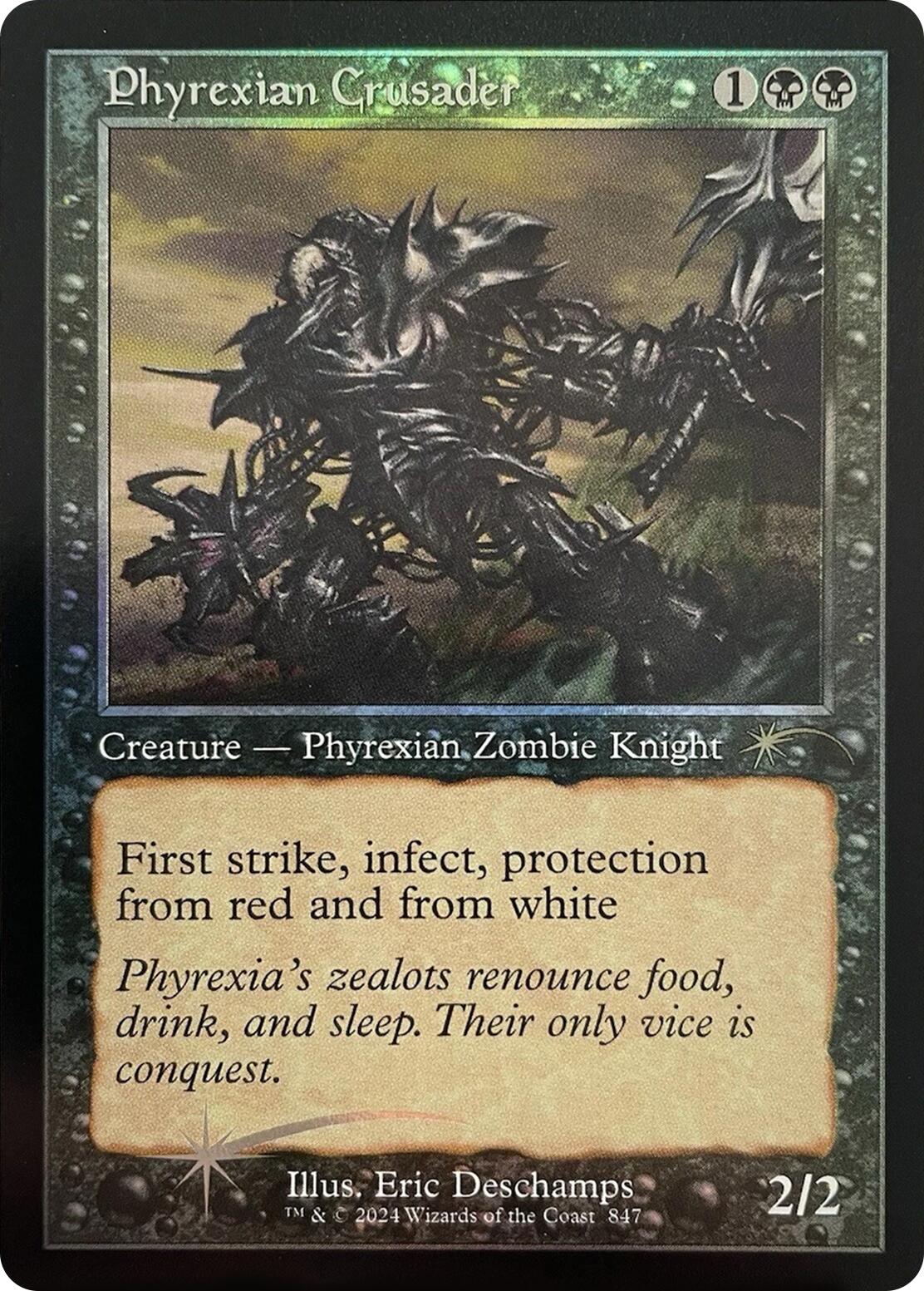 Phyrexian Crusader (Retro Frame) [Secret Lair Drop Series] | Galaxy Games LLC