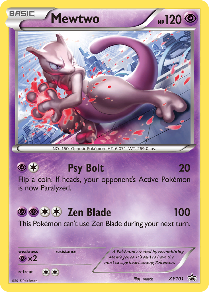 Mewtwo (XY101) [XY: Black Star Promos] | Galaxy Games LLC