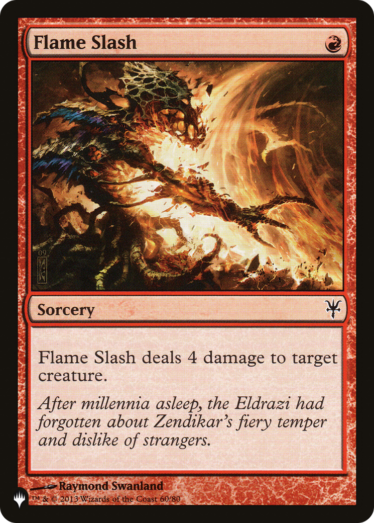 Flame Slash [The List] | Galaxy Games LLC