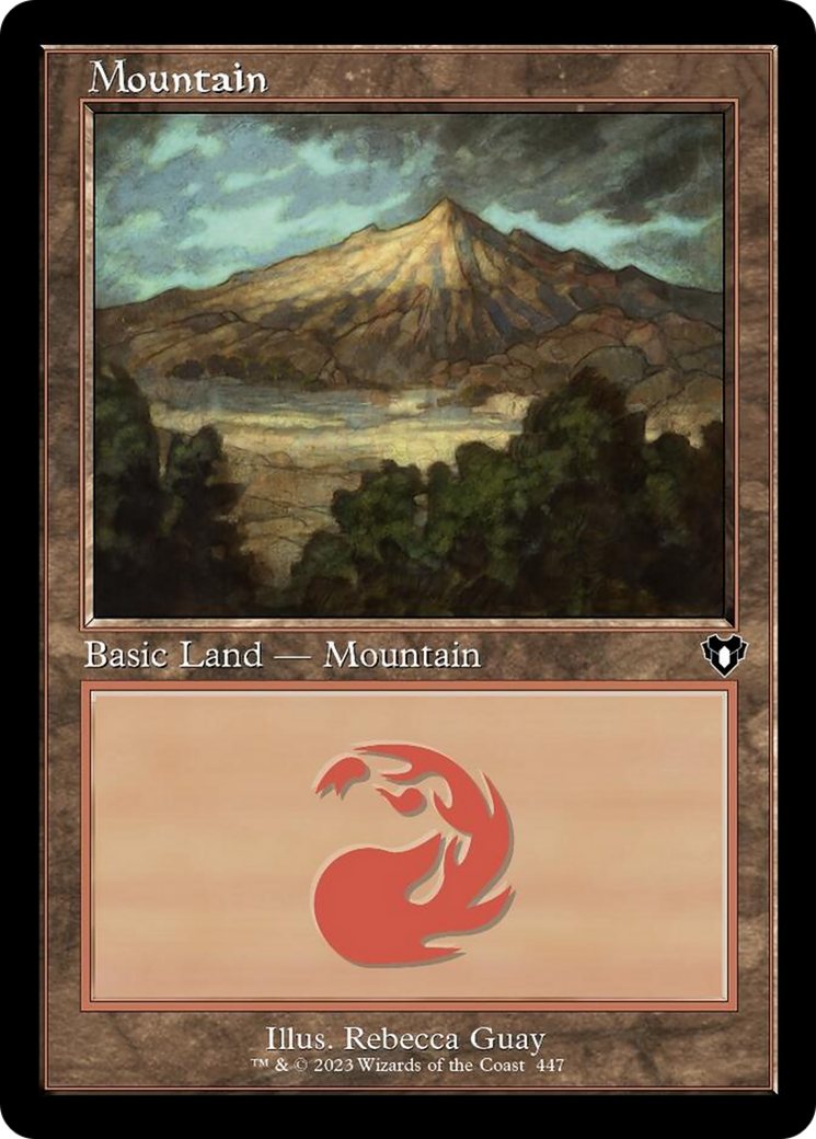 Mountain (447) (Retro) [Commander Masters] | Galaxy Games LLC