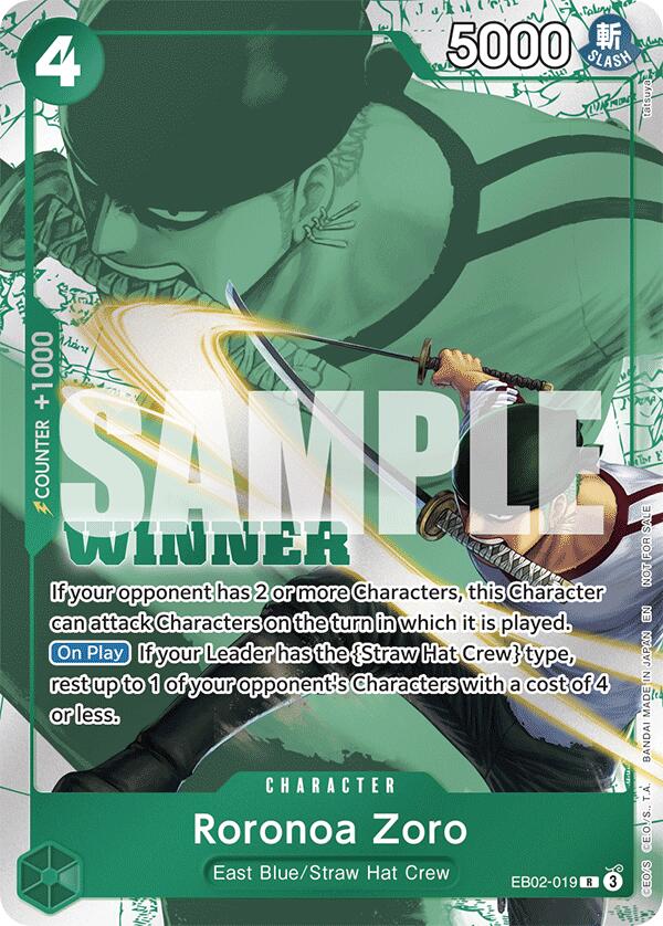 Roronoa Zoro (Winner Pack 2025 Vol. 3) [One Piece Promotion Cards] | Galaxy Games LLC