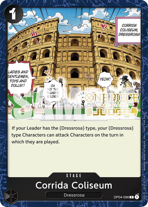 Corrida Coliseum (Judge Pack Vol. 6) [One Piece Promotion Cards] | Galaxy Games LLC