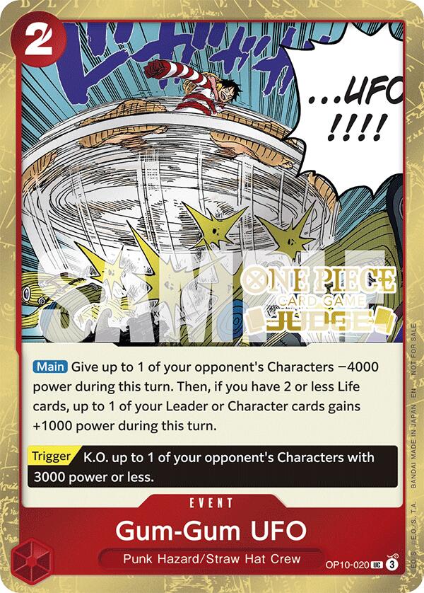 Gum-Gum UFO (Judge Pack Vol. 6) [One Piece Promotion Cards] | Galaxy Games LLC