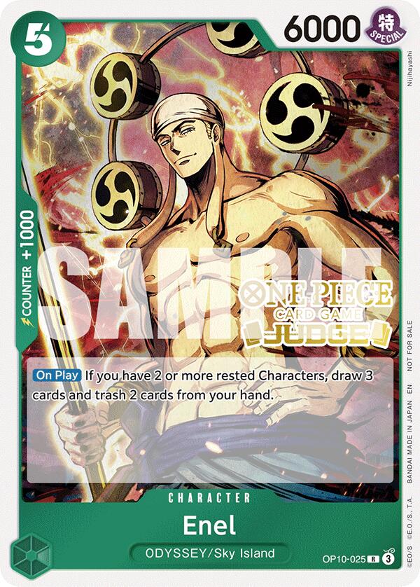 Enel (Judge Pack Vol. 6) [One Piece Promotion Cards] | Galaxy Games LLC