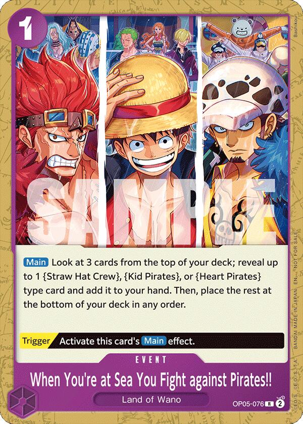 When You're at Sea You Fight against Pirates!! (2025 Pirates League Store) [Qualifier] [One Piece Promotion Cards] | Galaxy Games LLC