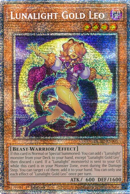 Lunalight Gold Leo (Starlight Rare) [DUAD-EN005] Starlight Rare | Galaxy Games LLC
