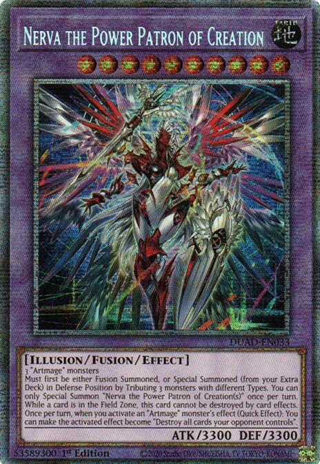 Nerva the Power Patron of Creation (Starlight Rare) [DUAD-EN033] Starlight Rare | Galaxy Games LLC