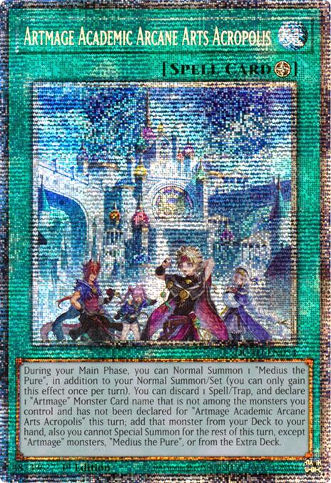 Artmage Academic Arcane Arts Acropolis (Starlight Rare) [DUAD-EN054] Starlight Rare | Galaxy Games LLC