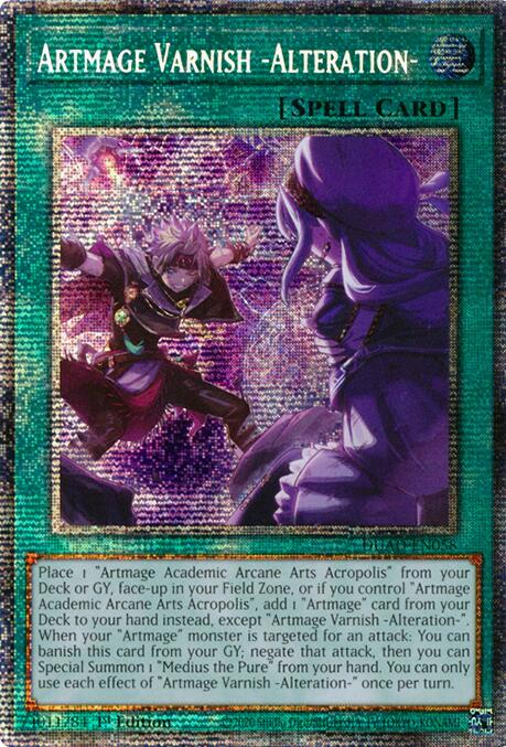 Artmage Varnish -Alteration- (Starlight Rare) [DUAD-EN058] Starlight Rare | Galaxy Games LLC