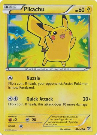 Pikachu (42/146) (2014 Movie Promo) [Miscellaneous Cards] | Galaxy Games LLC