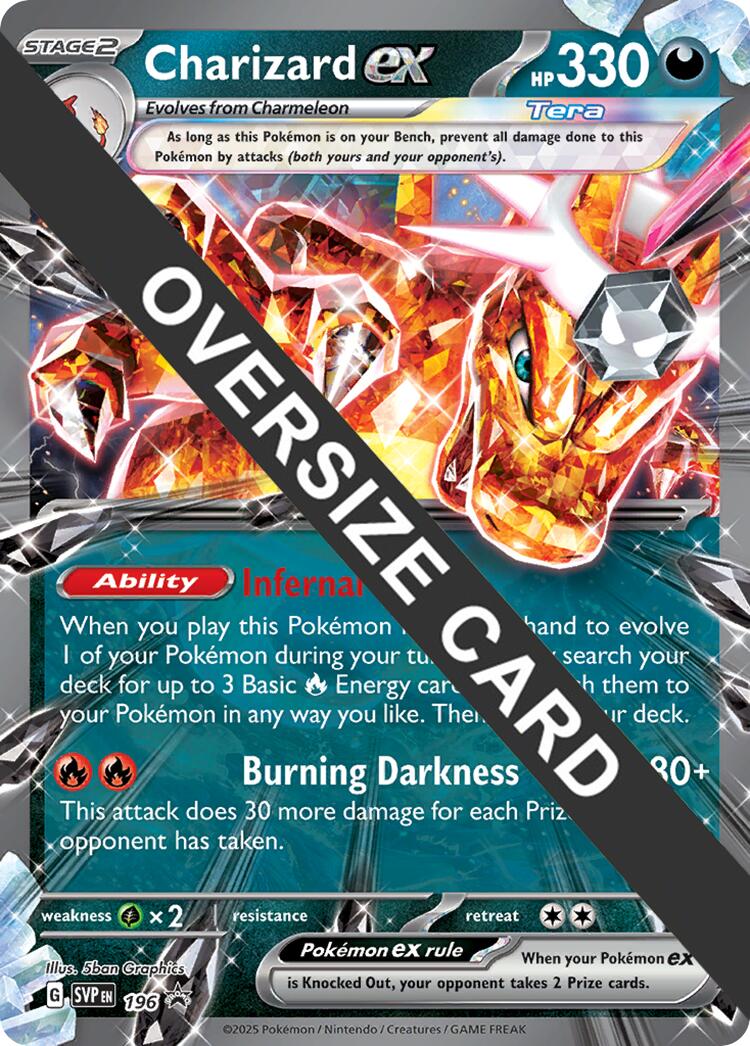 Charizard EX (196) (Jumbo Card) [Scarlet & Violet: Black Star Promos] | Galaxy Games LLC