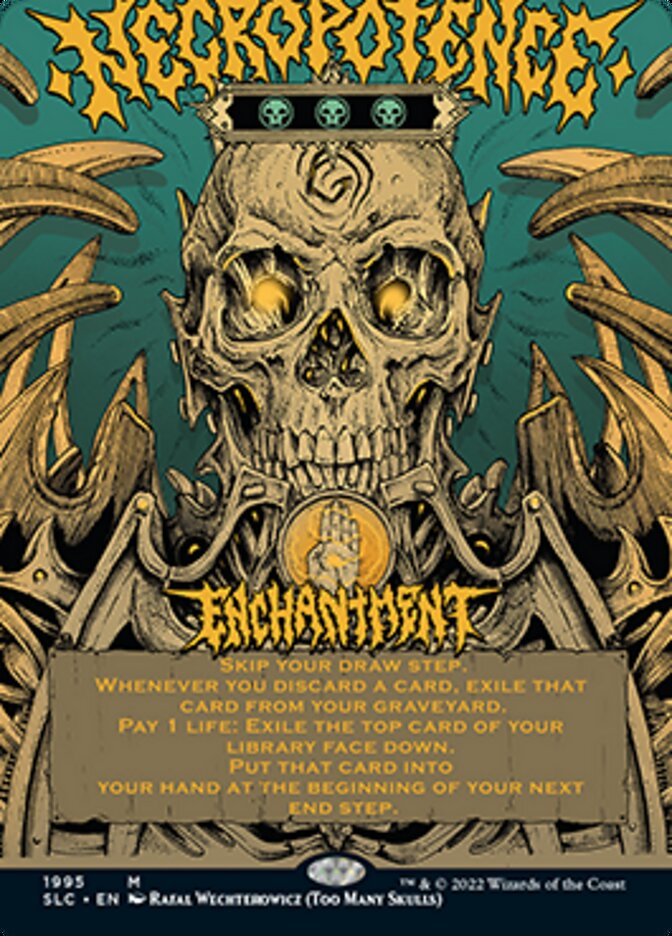 Necropotence (Borderless Alternate Art) [Secret Lair Countdown Kit] | Galaxy Games LLC