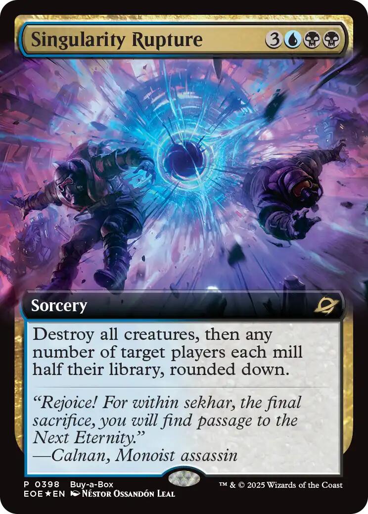 Singularity Rupture (Extended Art) (Buy-A-Box) [Edge of Eternities] | Galaxy Games LLC
