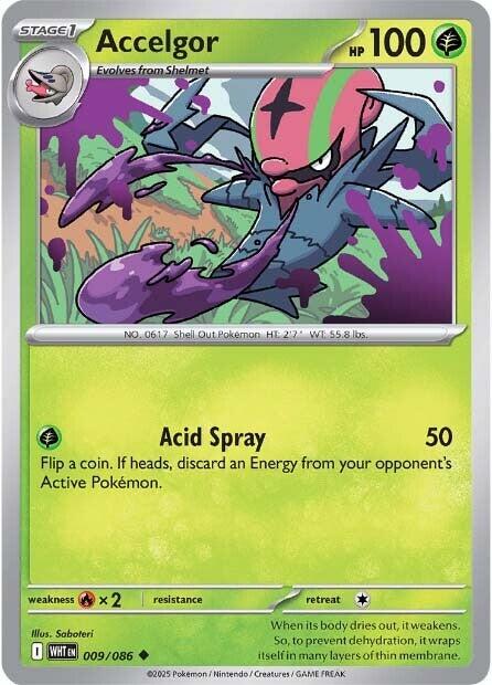 Accelgor (009/086) [Scarlet & Violet: White Flare] | Galaxy Games LLC