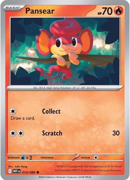 Pansear (014/086) [Scarlet & Violet: White Flare] | Galaxy Games LLC