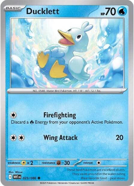 Ducklett (025/086) [Scarlet & Violet: White Flare] | Galaxy Games LLC