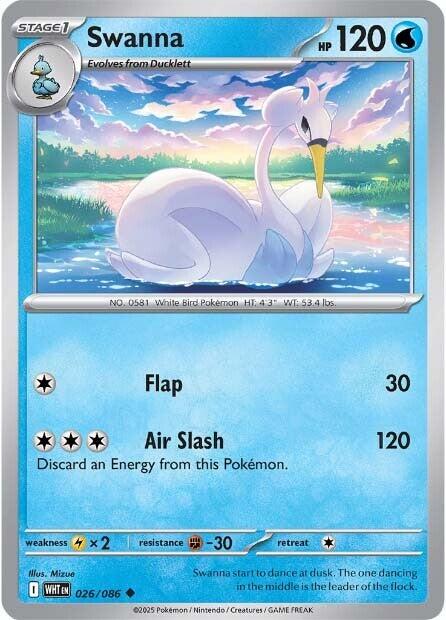 Swanna (026/086) [Scarlet & Violet: White Flare] | Galaxy Games LLC