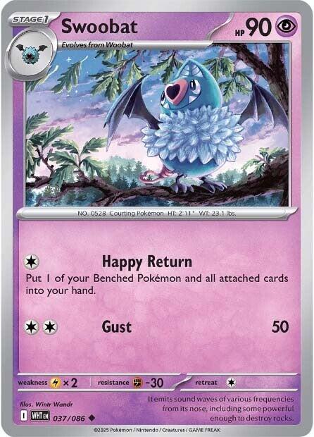 Swoobat (037/086) [Scarlet & Violet: White Flare] | Galaxy Games LLC