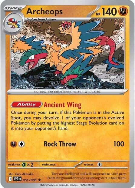 Archeops (051/086) [Scarlet & Violet: White Flare] | Galaxy Games LLC