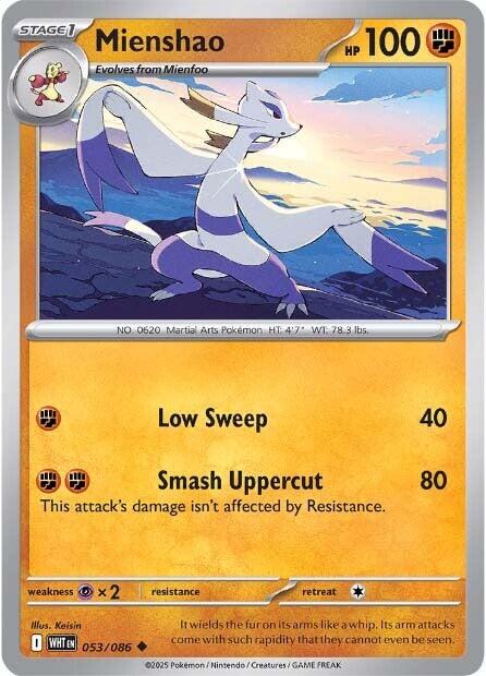 Mienshao (053/086) [Scarlet & Violet: White Flare] | Galaxy Games LLC