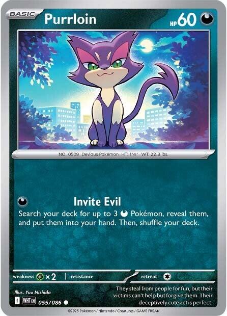 Purrloin (055/086) [Scarlet & Violet: White Flare] | Galaxy Games LLC