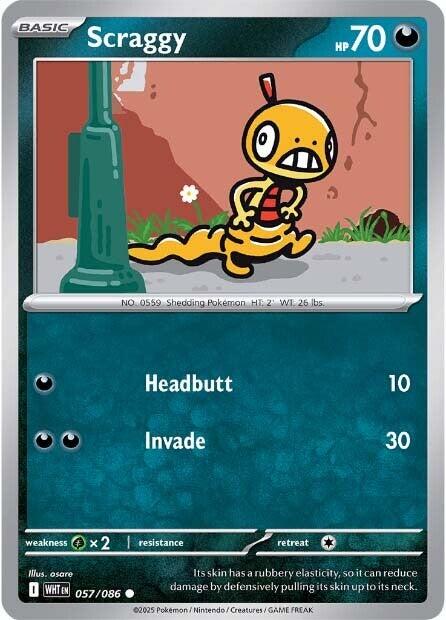 Scraggy (057/086) [Scarlet & Violet: White Flare] | Galaxy Games LLC