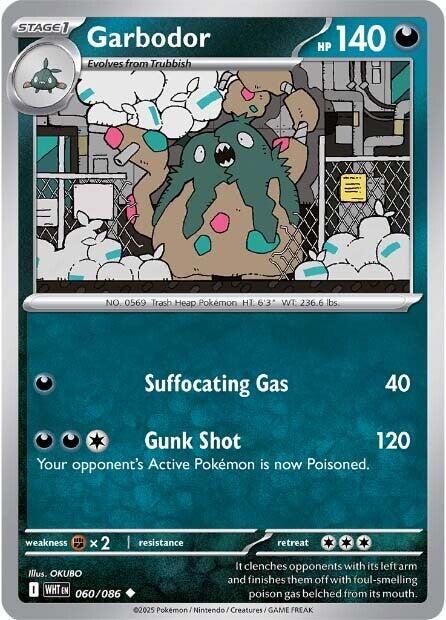 Garbodor (060/086) [Scarlet & Violet: White Flare] | Galaxy Games LLC