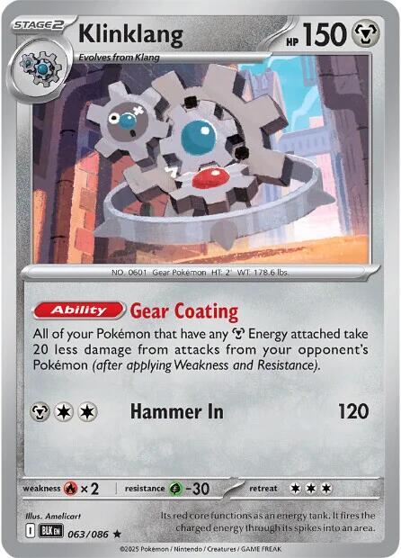 Klinklang (063/086) [Scarlet & Violet: Black Bolt] | Galaxy Games LLC