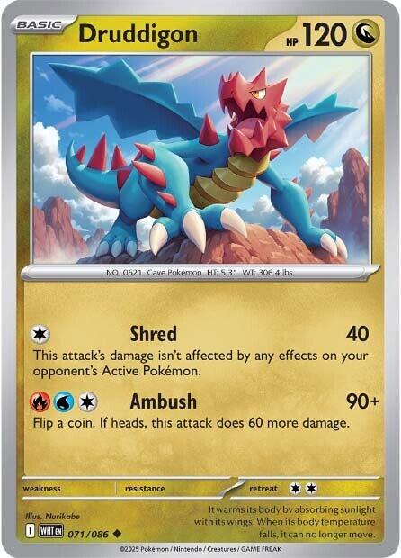 Druddigon (071/086) [Scarlet & Violet: White Flare] | Galaxy Games LLC