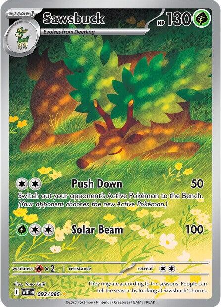Sawsbuck (092/086) [Scarlet & Violet: White Flare] | Galaxy Games LLC