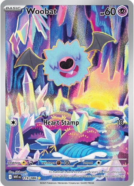 Woobat (119/086) [Scarlet & Violet: White Flare] | Galaxy Games LLC