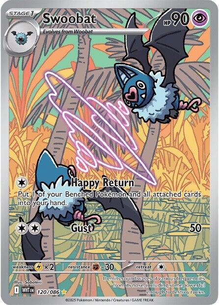 Swoobat (120/086) [Scarlet & Violet: White Flare] | Galaxy Games LLC