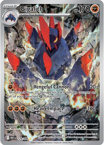 Gigalith (129/086) [Scarlet & Violet: White Flare] | Galaxy Games LLC