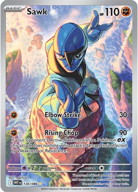 Sawk (130/086) [Scarlet & Violet: White Flare] | Galaxy Games LLC