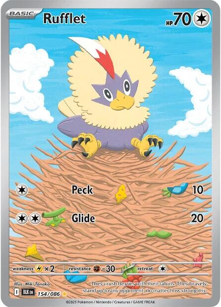 Rufflet (154/086) [Scarlet & Violet: Black Bolt] | Galaxy Games LLC