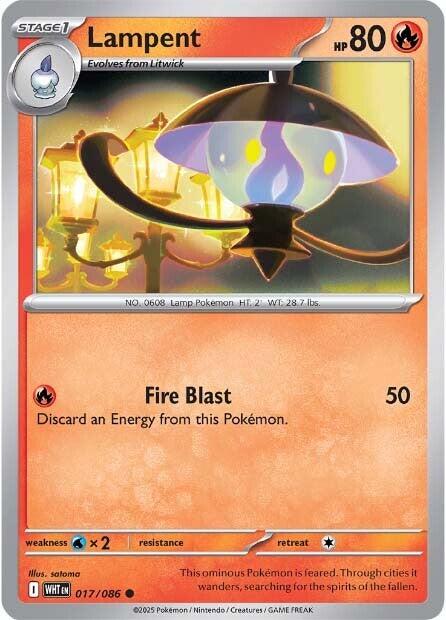 Lampent (017/086) [Scarlet & Violet: White Flare] | Galaxy Games LLC