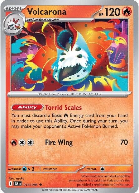 Volcarona (016/086) [Scarlet & Violet: Black Bolt] | Galaxy Games LLC
