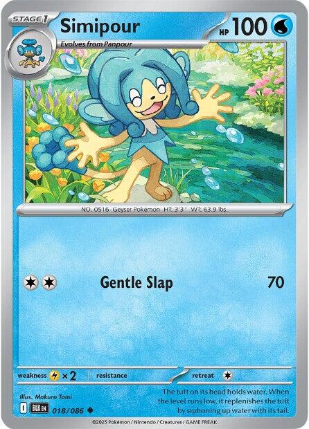 Simipour (018/086) [Scarlet & Violet: Black Bolt] | Galaxy Games LLC