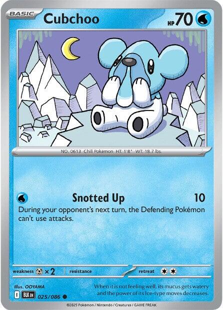 Cubchoo (025/086) [Scarlet & Violet: Black Bolt] | Galaxy Games LLC