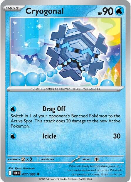 Cryogonal (027/086) [Scarlet & Violet: Black Bolt] | Galaxy Games LLC