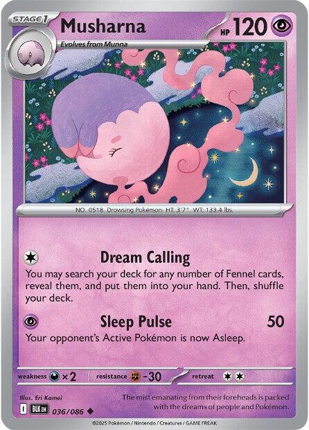 Musharna (036/086) [Scarlet & Violet: Black Bolt] | Galaxy Games LLC