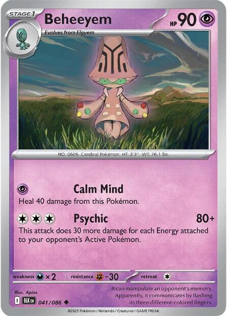 Beheeyem (041/086) [Scarlet & Violet: Black Bolt] | Galaxy Games LLC